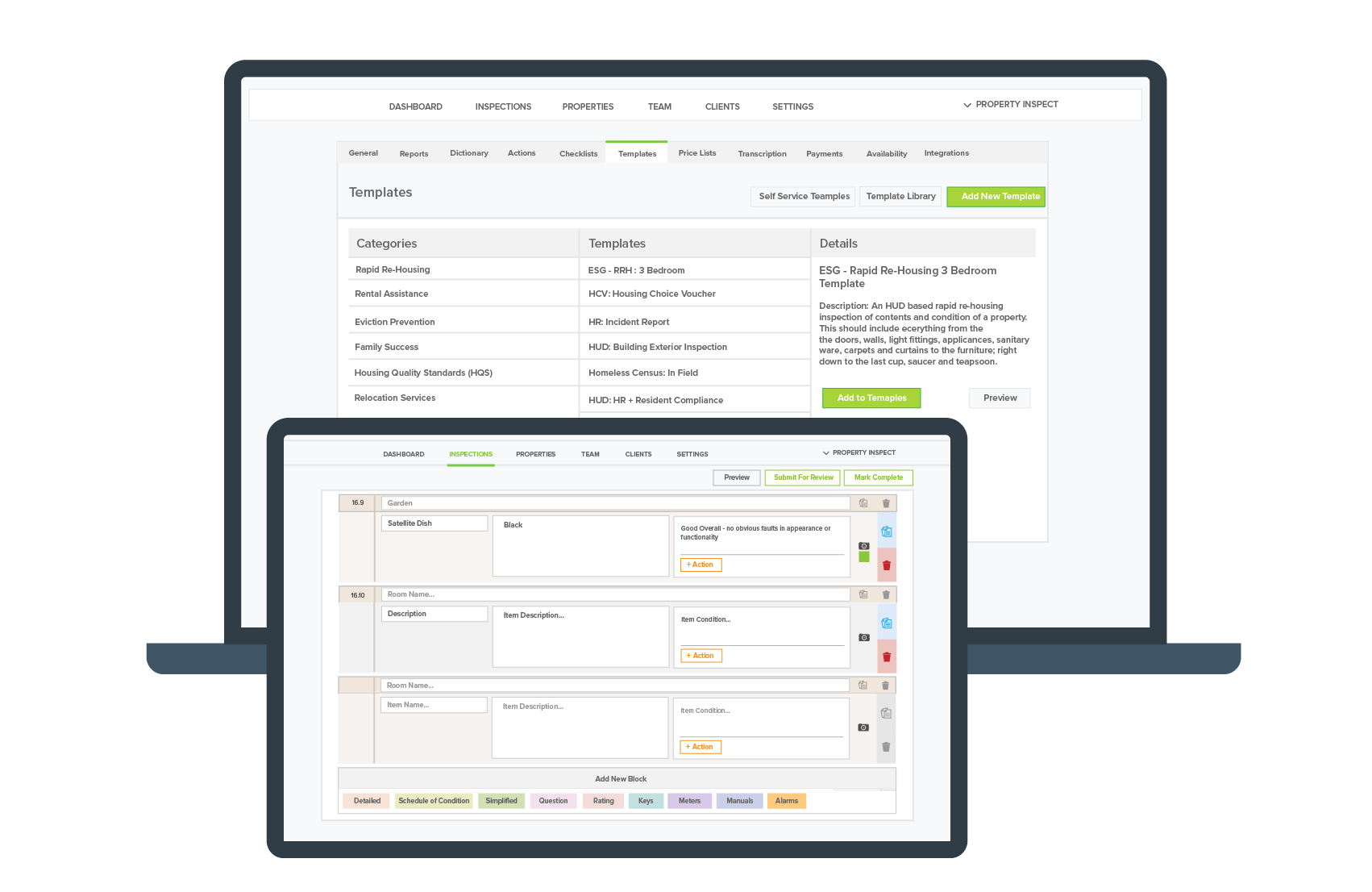 HUD-Friendly Inspection Checklists and Templates