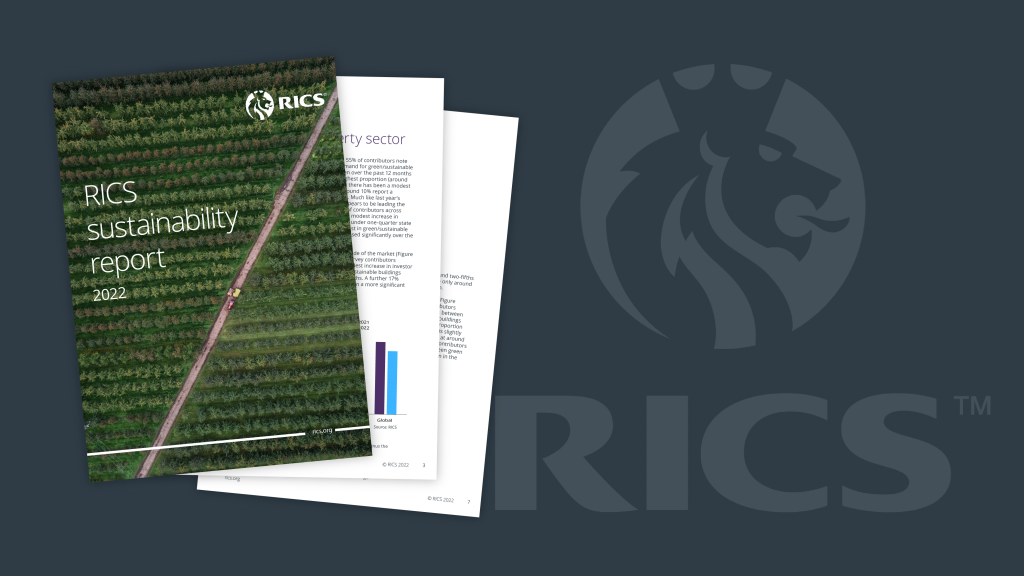 RICS Sustainability Report & Tech | PropertyInspect