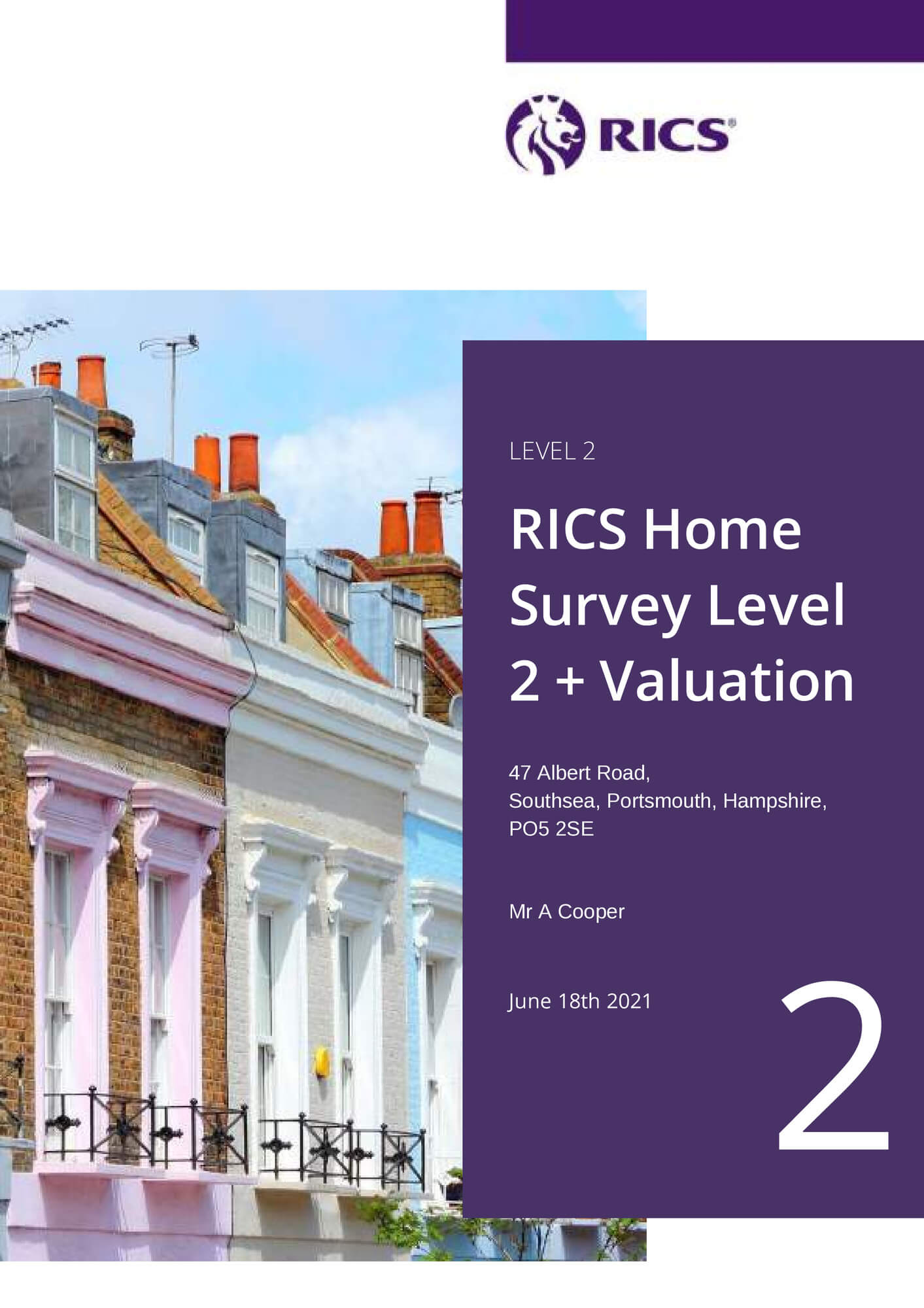 RICS Home Survey Level 2 + Valuation