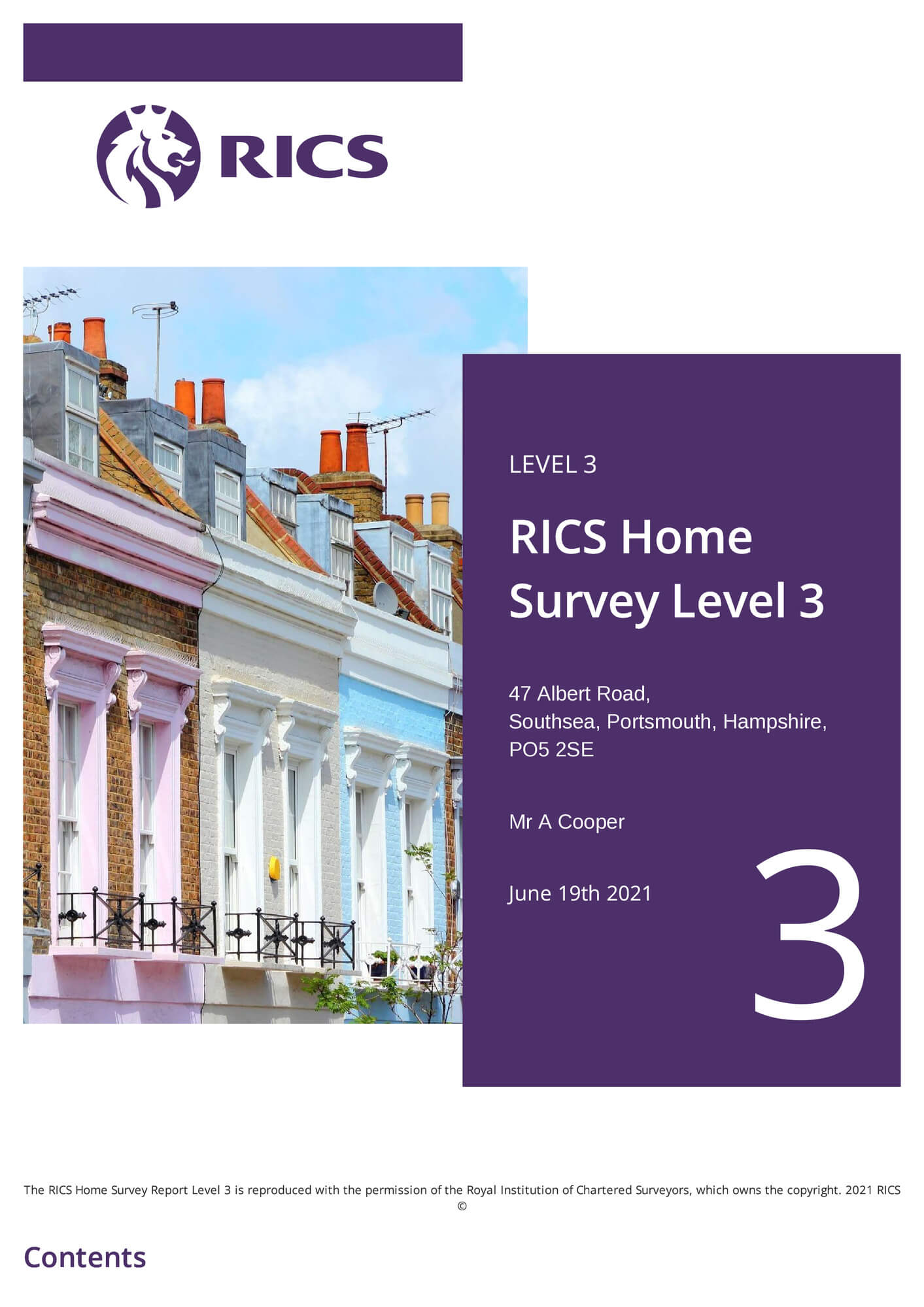 RICS Home Survey Level 3