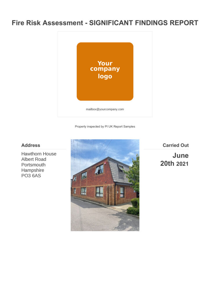 Fire Risk Assessment – Significant Findings